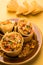Papad coneÂ chaat or chat is an easy but healthy and crunchyÂ tea timeÂ snack from India